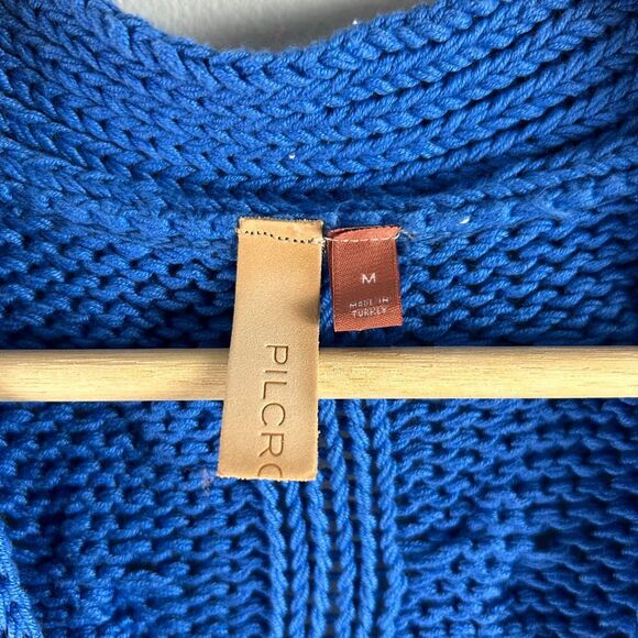 Anthropologie Pilcro Cable-Knit Sweater Vest Cardigan - Picture 7 of 11